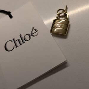 Chloe Gold Padlock Charm